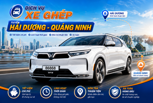 Dịch Vụ Xe Ghép Hải Dương Đi Quảng Ninh – Tiện Lợi, Tiết Kiệm, An Toàn Dịch Vụ Xe Ghép Hải Dương Đi Quảng Ninh – Tiện Lợi, Tiết Kiệm, An Toàn